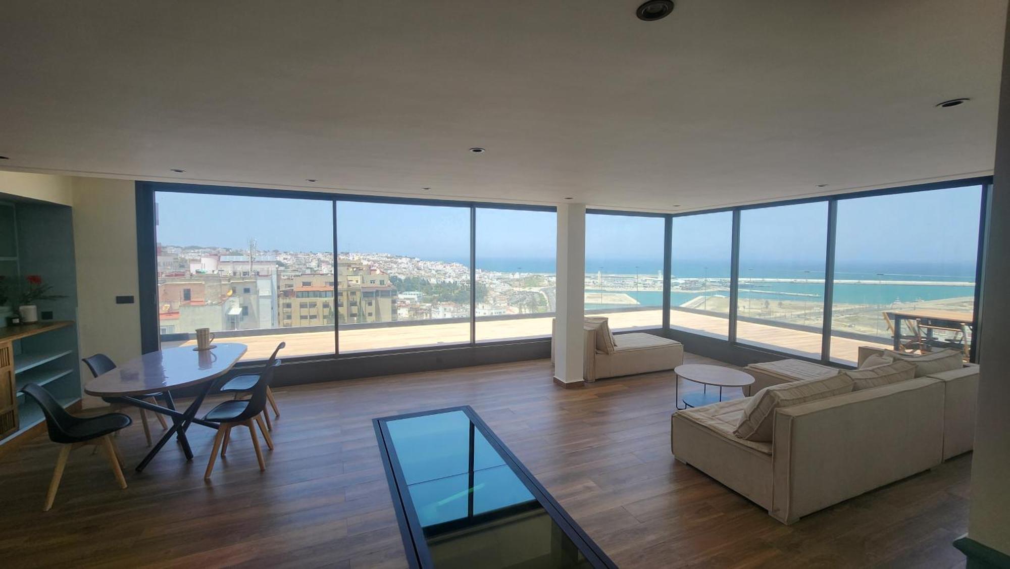 Magnifique Penthouse 160M2 Terrasse 90M2 Vue Mer 丹吉尔 外观 照片