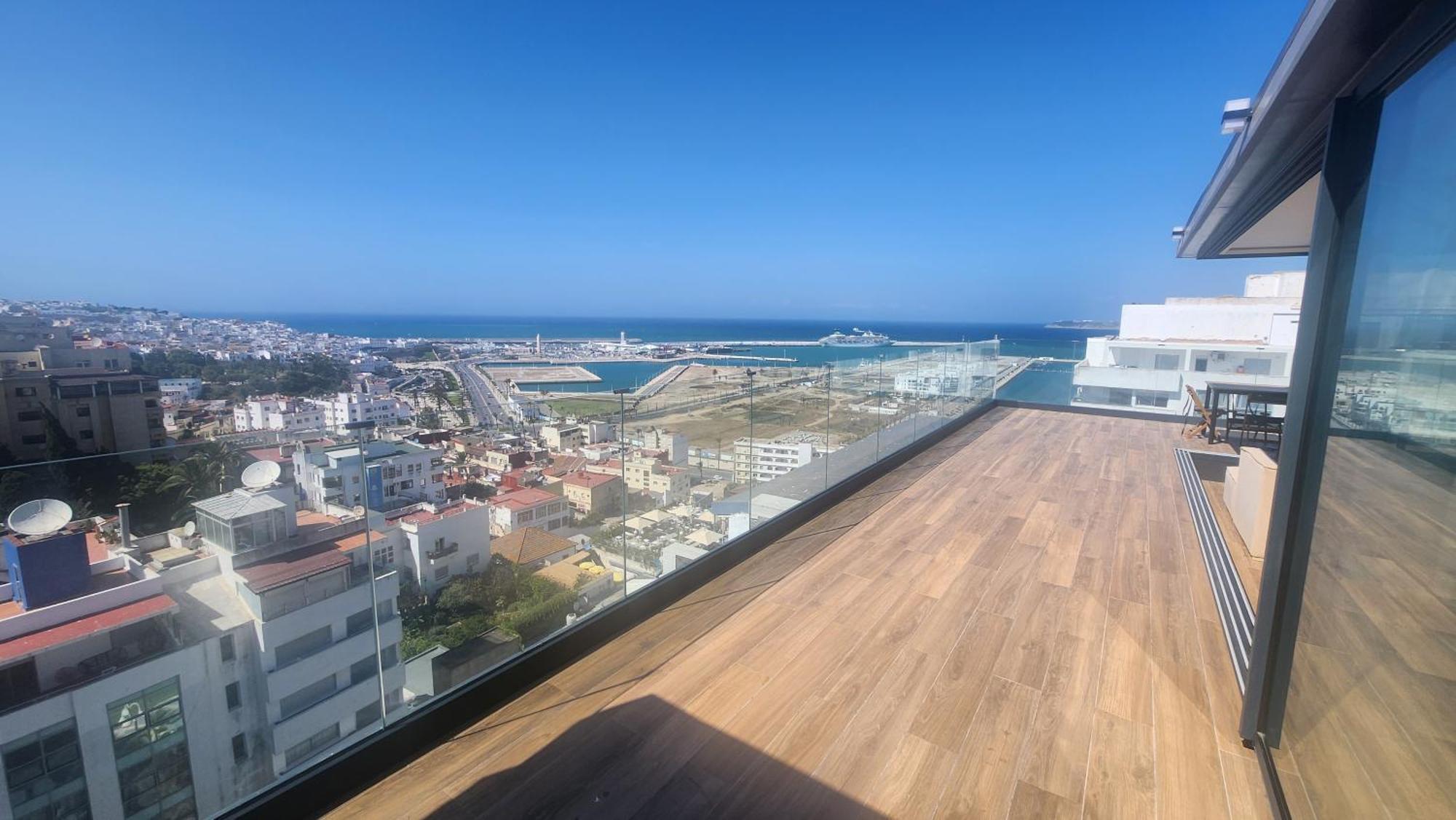 Magnifique Penthouse 160M2 Terrasse 90M2 Vue Mer 丹吉尔 外观 照片