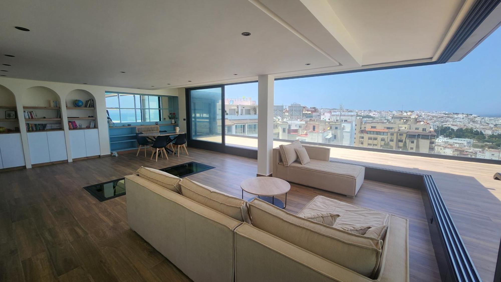 Magnifique Penthouse 160M2 Terrasse 90M2 Vue Mer 丹吉尔 外观 照片