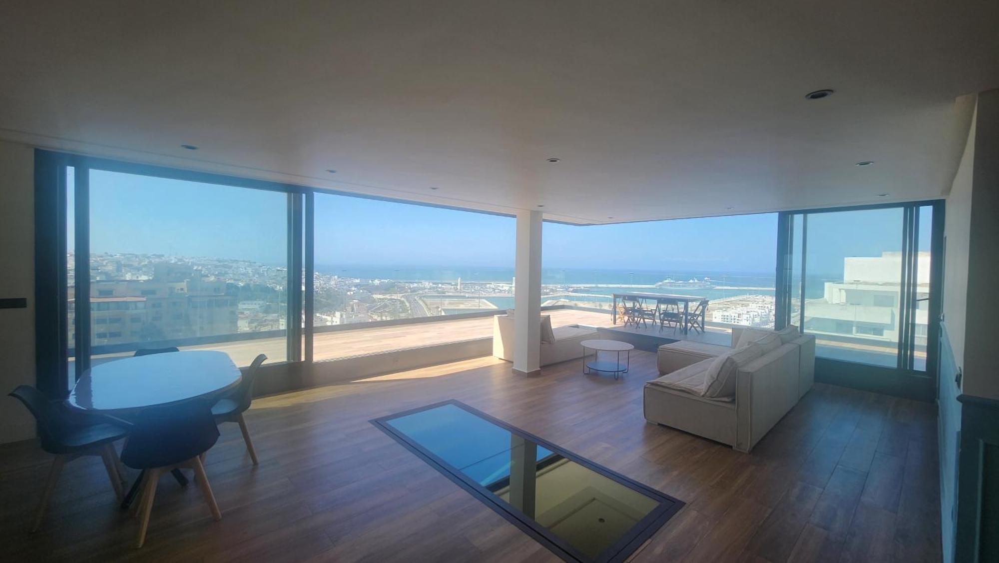 Magnifique Penthouse 160M2 Terrasse 90M2 Vue Mer 丹吉尔 外观 照片