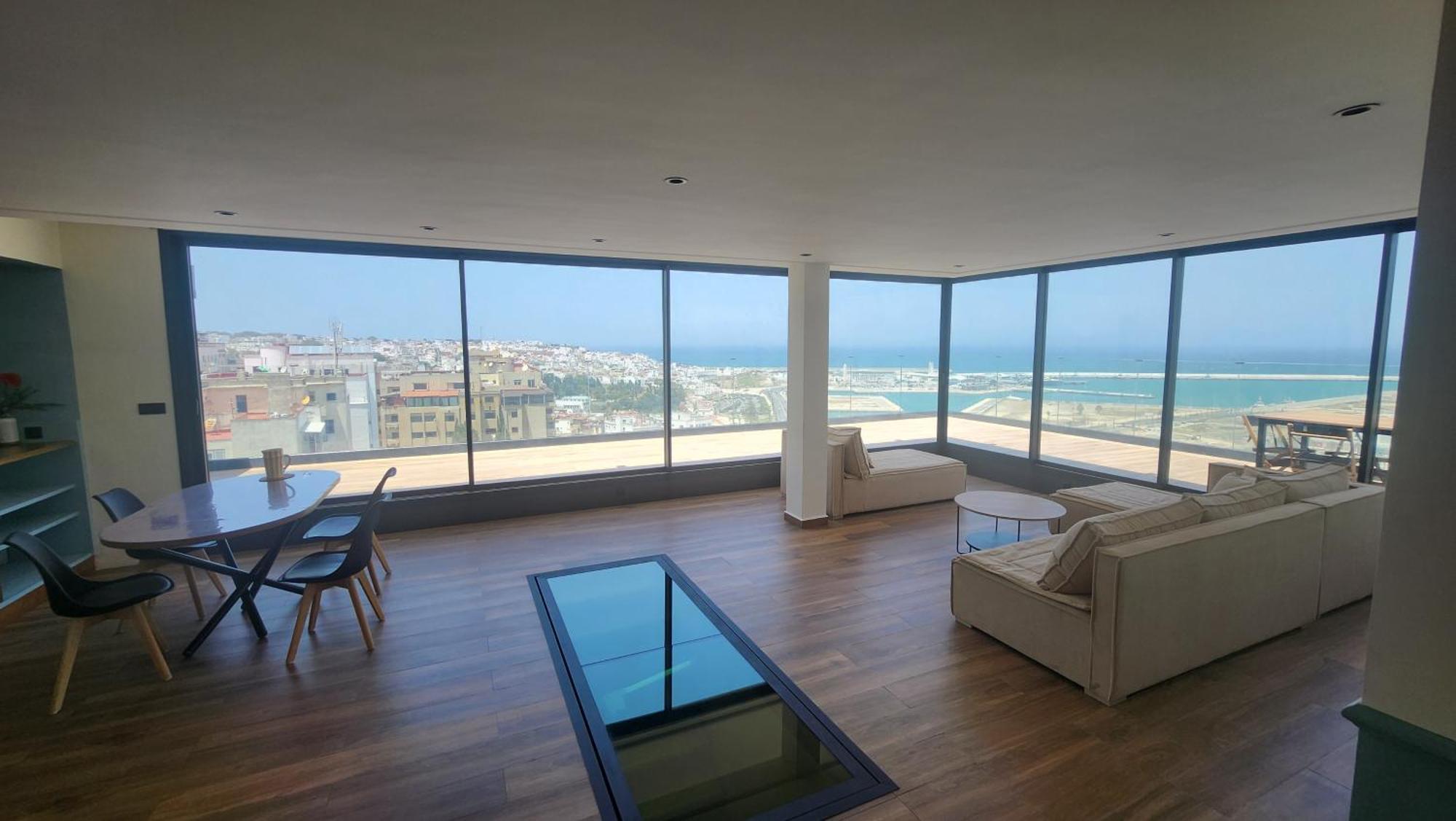 Magnifique Penthouse 160M2 Terrasse 90M2 Vue Mer 丹吉尔 外观 照片