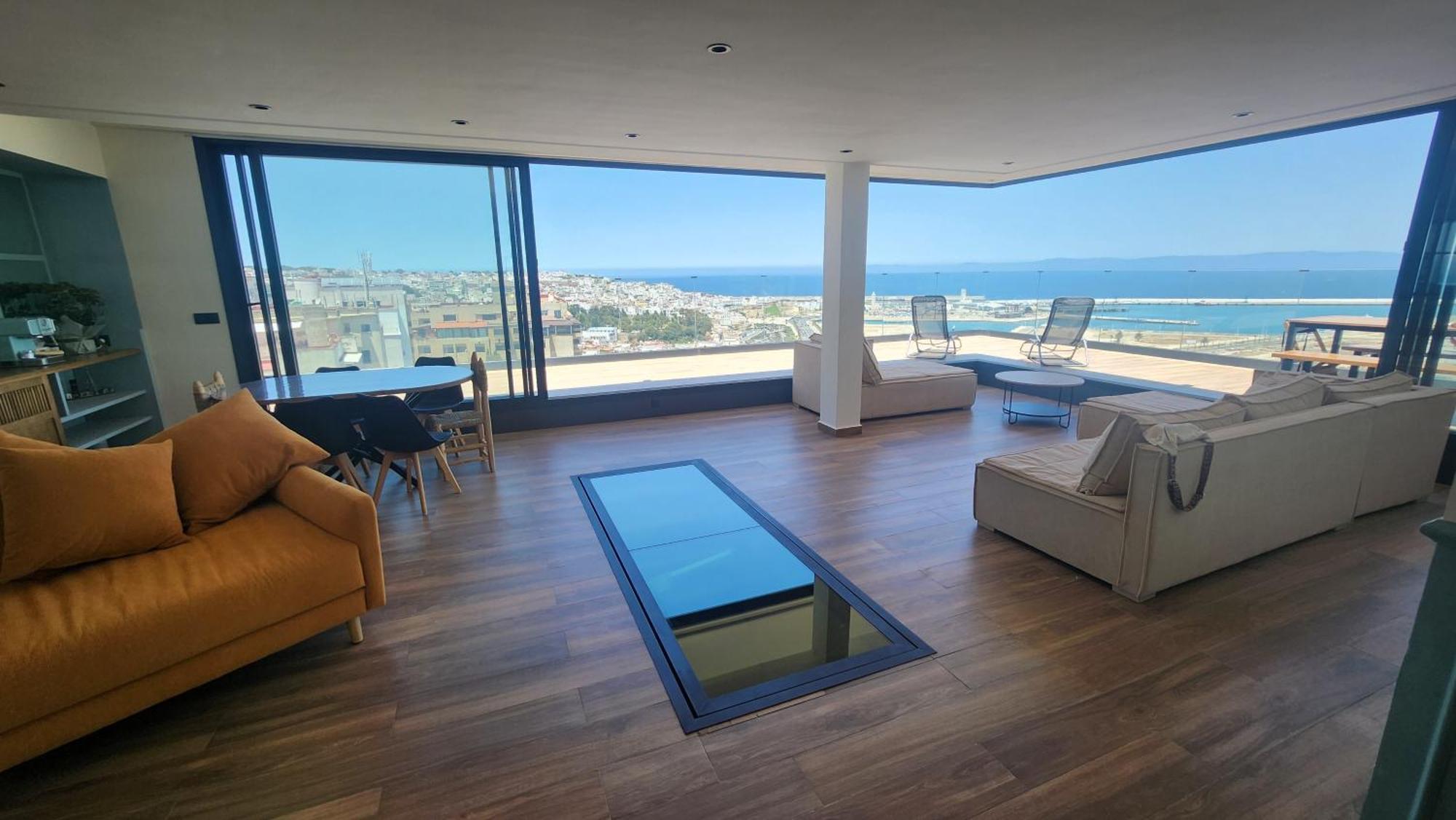 Magnifique Penthouse 160M2 Terrasse 90M2 Vue Mer 丹吉尔 外观 照片