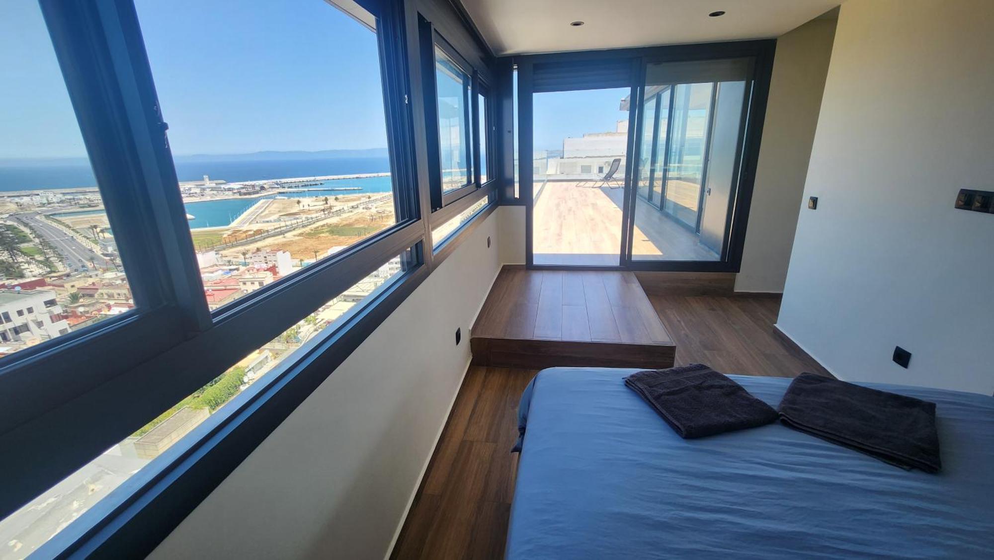 Magnifique Penthouse 160M2 Terrasse 90M2 Vue Mer 丹吉尔 外观 照片
