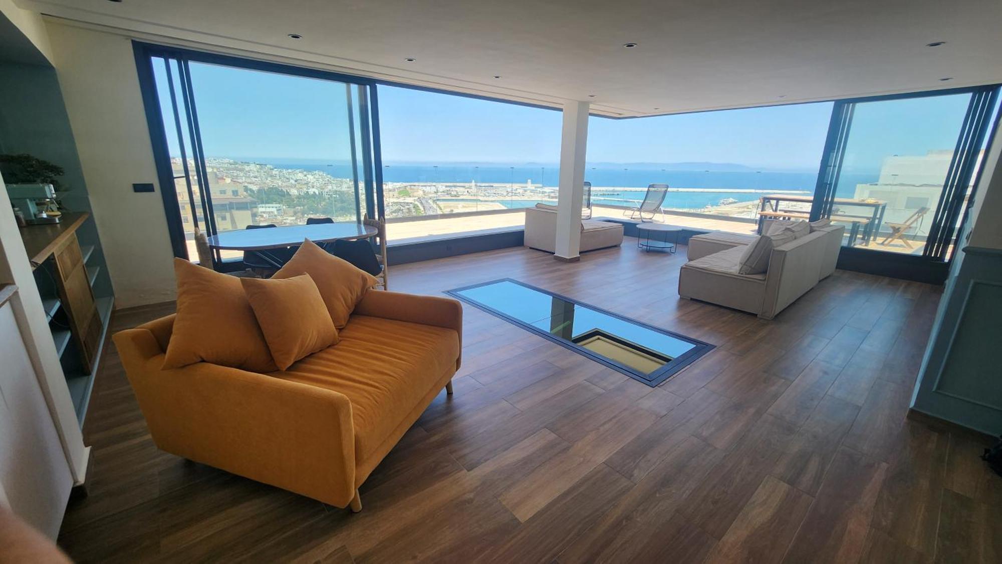 Magnifique Penthouse 160M2 Terrasse 90M2 Vue Mer 丹吉尔 外观 照片
