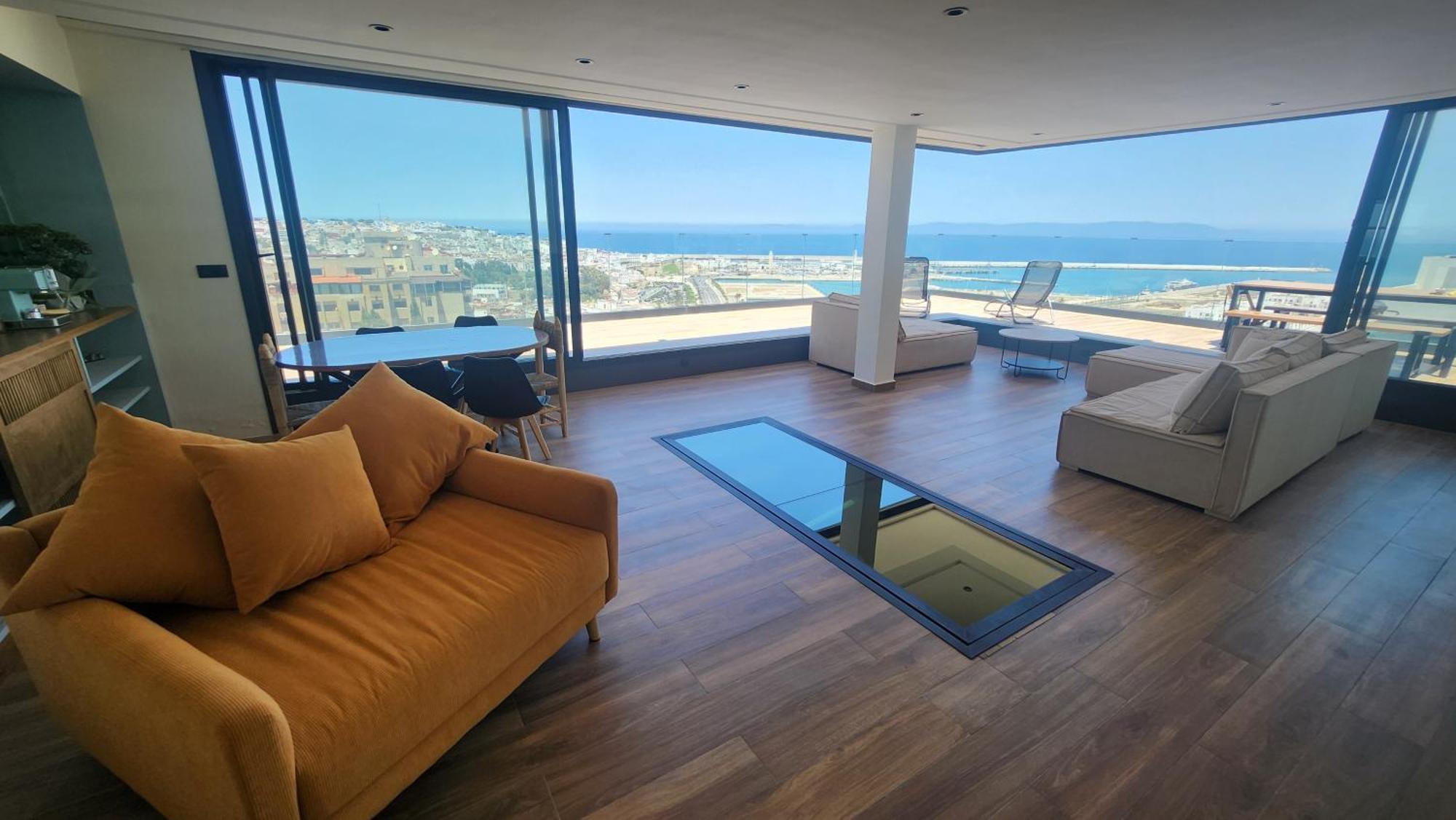 Magnifique Penthouse 160M2 Terrasse 90M2 Vue Mer 丹吉尔 外观 照片